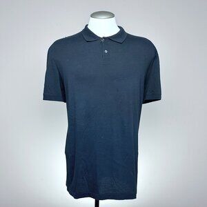 James Perse LA Short-Sleeve Polo XL (Size 4) Japan Dark Grey Cotton